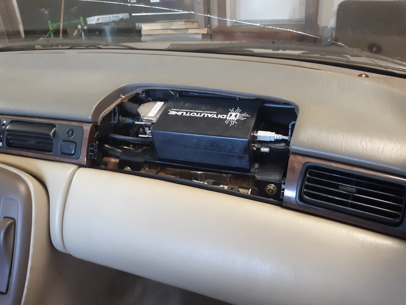 Mounted the ecu in the passenger airbag location, its bolted in with a plastic sheet as a tray and using the stock airbag mounts